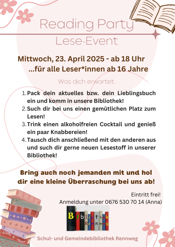 Reading Party - Lese-Event